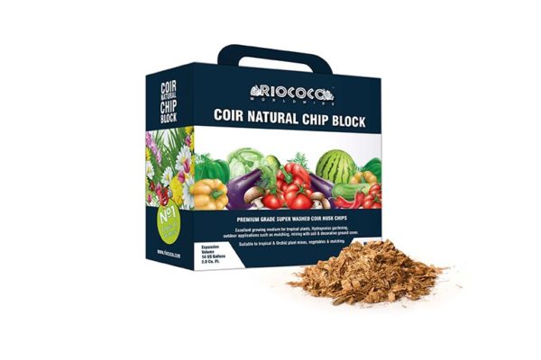 coir natural chip block