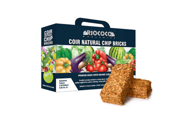 coir natural chip bricks