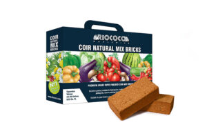 Buy the coconut coir bricks from RIOCOCO as effective liners between the soil mix